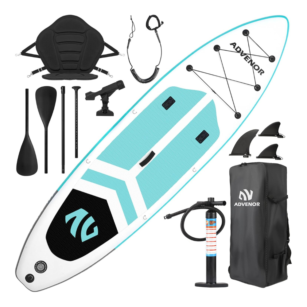 Advenor Inflatable Stand-Up Paddleboard Fishing Package Advenor Inflatable Stand-Up Paddleboard Fishing Package