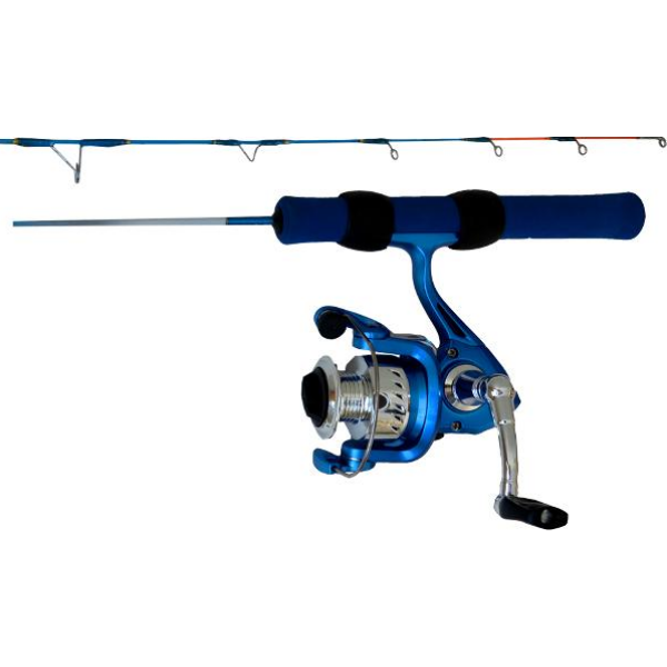ICE BLUE 24" SUPER FLEX ROD UL ACTION COMBO