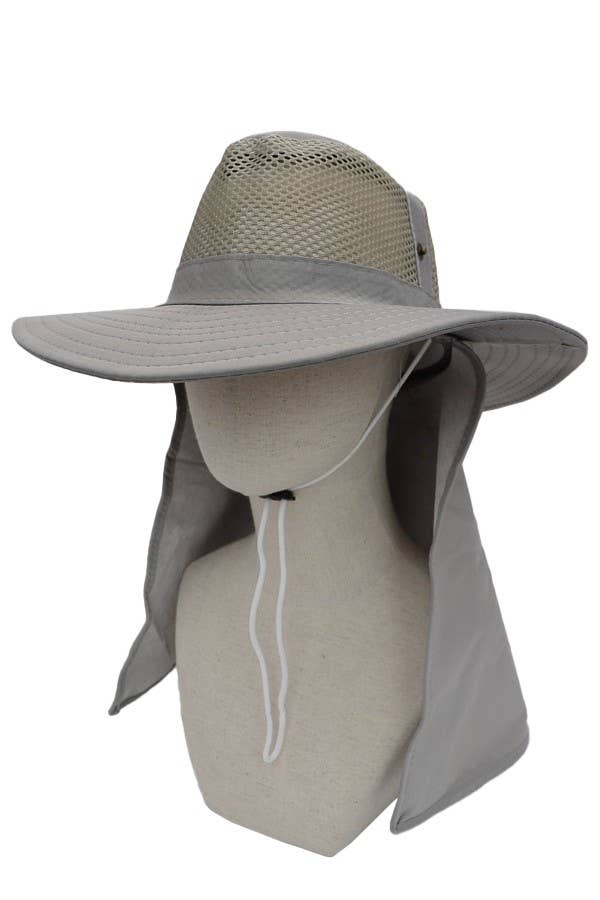Fisherman Hat with Extra Wide Neck Cover Fisherman Hat with Extra Wide Neck Cover