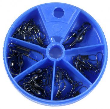 Snap Swivel Assortment Black Snap Swivel Assortment Black
