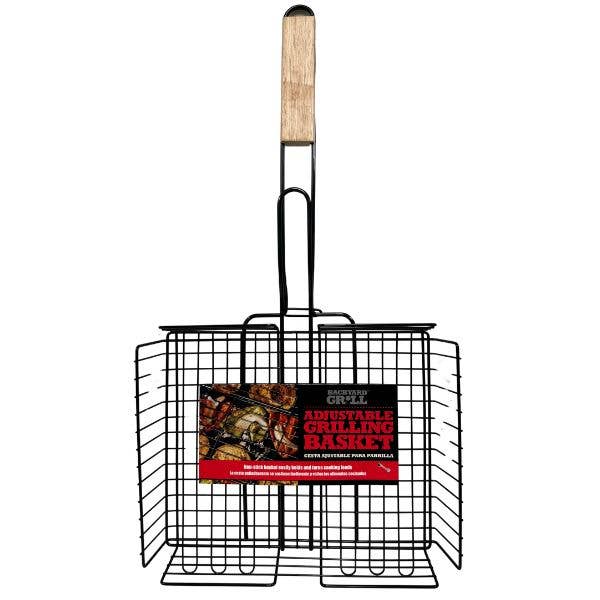 Backyard Grill – Adjustable Grilling Basket – Non-Stick Backyard Grill – Adjustable Grilling Basket – Non-Stick