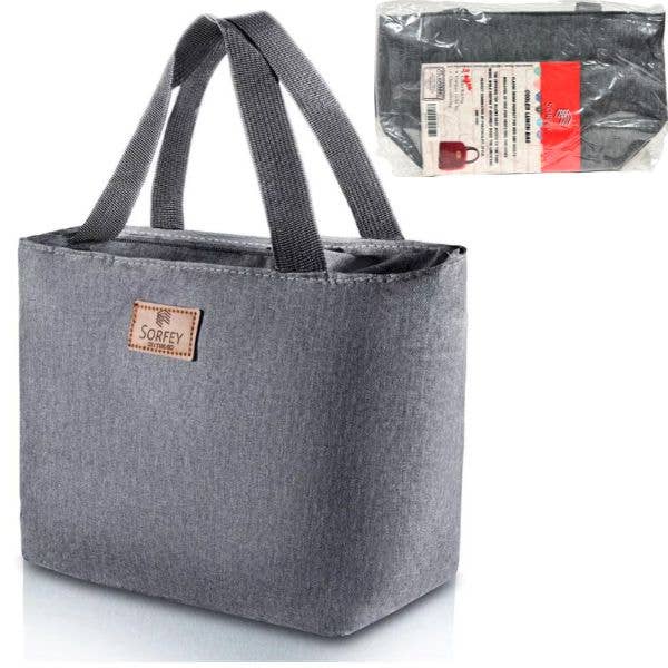 Zippered Insulated Cooler Lunch Bag Zippered Insulated Cooler Lunch Bag