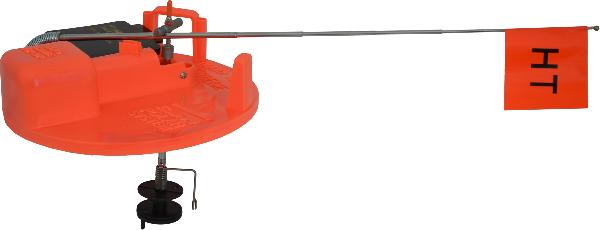Polar Therm Extreme Tip-up W/ 200′ Spool & Built-In Tackle Box Polar Therm Extreme Tip-up W/ 200′ Spool & Built-In Tackle Box